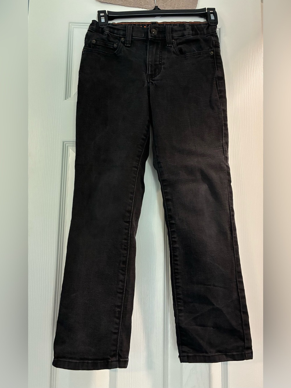 Urban Pipeline Boys Black Straight-Leg Jeans